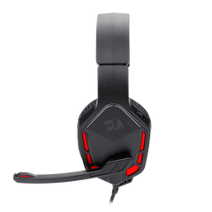 Redragon - Themis Auricular Gaming Red Backlight 3.5mm Micrófono Negro