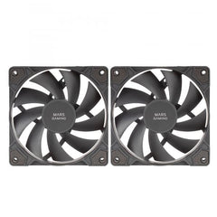 Kit 2 Ventiladores Auxiliar Mfprox2 Negro Mars Gaming