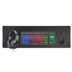 Mars Gaming Combo Gaming Mcp-rgb3 4en1 Negro
