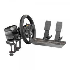 Kit Moza Racing R3 Base + Volante R5 + Pedales Para PC y Xbox Negro