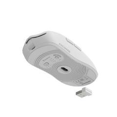 Raton Genesis Gaming Zircon 500 White Bluetooth Pilas