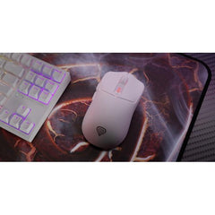 Raton Genesis Gaming Zircon 500 White Bluetooth Pilas