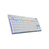 Redragon - Horus Teclado Mecánico Tkl Gaming Inalámbrico Rgb - Switch Rojo - Espaol (la) - Blanco