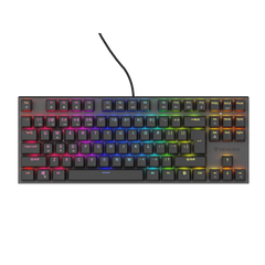 Teclado Gaming Genesis Thor 303 Usb Retroiluminado Mecanico Negro