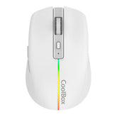 Raton Wireless Coolbox W01 Rgb Gaming Blanco Pn: Coo-mou-w01-w Ean: 8436624420047