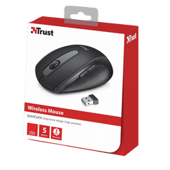 Ratón Trust Wireless Optical Mouse Easyclick - Black (sensor Optico De 1.000 Ppp Reales)