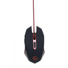 Raton Gaming Gembird Usb Negro/rojo