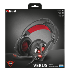 Cascos Trust Verus Gaming Headset Vibration Headset Gxt-353 (ps4/pc) Playstation 4 PS4
