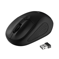 Ratón Trust Wireless Mouse Primo - Matte Black (sensor Optico De 1.000 - 1.600 Ppp Reales)