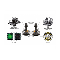 Gaming Stick Thrustmaster Joysticks T.16000m Fcs Space Sim Duo