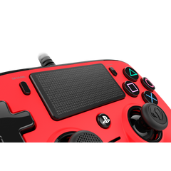 Mando Gamepad Nacon Compact para PS4 Rojo