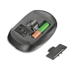 Ratón Trust Wireless Mouse Aera - Grey (sensor Optico De 800 - 1.600 Ppp Reales)