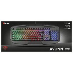 Teclado Trust Avonn Gaming Keyboard Gxt 830-rw (spain)