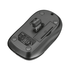 Ratón Trust Small Wireless Mouse Inu - Black (sensor Optico De 1.000 Ppp Reales)