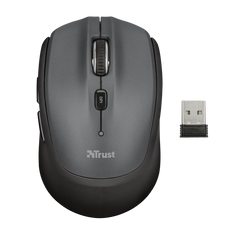 Ratón Trust Nona Wireless Compact Mouse Black (sensor Optico De 800 - 1.600 Ppp Reales)