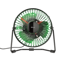 Ventilador Trust Victu Usb Desk Fan With Led Clock