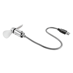 Ventilador Trust Flex Usb Mini Fan With Led Clock