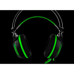 Auri + Mic 3.5mm 3go Gaming Hadlok Cascos Negro/verde Pn: Hadlok Ean: 8436531559052