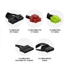 Fuente 600w/40a 80+ Bronze Gaming Rgb Semi-modular Pn: Dg-pws600-mrbz Ean: 8436556148804