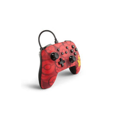 Mando Power A Enhanced Wired Controller Rojo Pokemon Pikachu