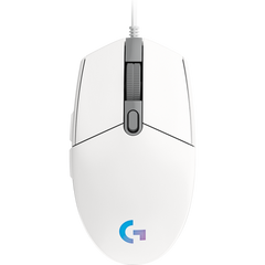 Mouse raton logitech g102 lightsync blanco gaming 8.000 dpi 6 botones