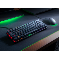 Teclado Mecánico Gaming Razer Huntsman Mini Negro Switch Rojo