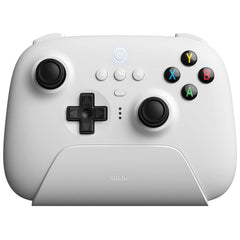 Mando 8BitDo Ultimate 2.4G con base de carga Blanco - Gamepad para PC/Android/Steam