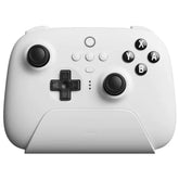 Gamepad 8BitDo Ultimate Bluetooth/2.4G con base de carga Blanco - Mando para Nintendo Switch/Smartphone/PC