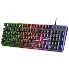 Kit teclado + raton mars gaming mcpx rgb + alfombrilla frances
