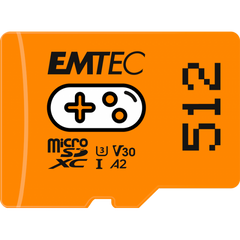 Emtec Microsdxc Uhs-1 U3 V30 A1 512gb Orange (naranja) (switch)