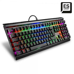 Teclado Gaming Sharkoon Sgk60 Red Switch Usb Retroiluminado Mecanico Negro
