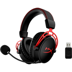 HyperX Cloud Alpha Negro y Rojo Gaming con Wireless