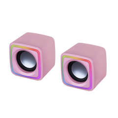 Altavoces mars gaming mscubep premium 8w rosa