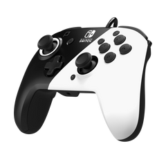 Mando Pdp Faceoff Deluxe + Audio Wired Controller Black/white (negro/blanco) ( Switch 2 / Oled )
