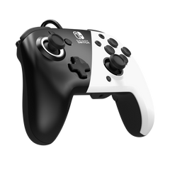 Mando Pdp Faceoff Deluxe + Audio Wired Controller Black/white (negro/blanco) ( Switch 2 / Oled )