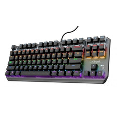 Teclado Gaming Mecanico Rgb TKL Trust GXT 834 Callaz / 20 modos Led / 24407