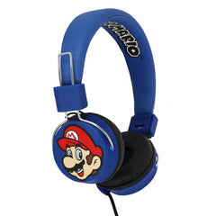 Auriculares Otl Tween Folding Headphone Super Mario Blue (azul) (switch/movil/tablet/pc)