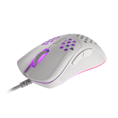 Raton Gaming Genesis Krypton 555 Rgb Sensor Pmw3333 8000 Dpi Blanco