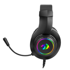 Redragon - Hylas Auricular Gaming Rgb 3.5mm Micrófono Negro
