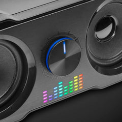 Altavoces mars gaming ms22 2.2 35w usb + jack 3.5mm rgb negro