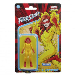 Figura hasbro firestar 9.5 cm marvel legends retro f38225x0