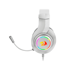 Redragon - Hylas Auricular Gaming Rgb 3.5mm Micrófono Blanco