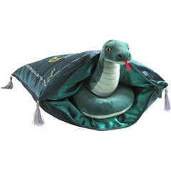 Peluche Pack The Noble Collection Harry Potter Serpiente Mascota Slytherin + Cojin Slytherin