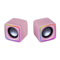Altavoces mars gaming mscubep premium 8w rosa