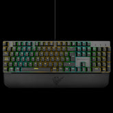 Teclado mecanico gaming phoenix mk1 elite full rgb configurable switches brown usb con reposamuecas