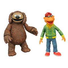 Set De 2 Figuras Diamond Select Toys The Muppets Los Teleecos Scooter And Rowlf