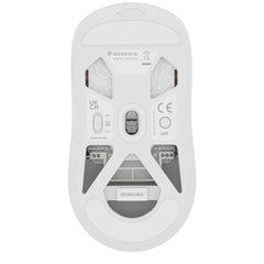 Raton inalambrico gaming genesis zircon 660 pro blanco