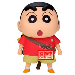 Figura banpresto crayon shinchan the movie super hot! the spicy kasukabe dancers kasukabe boueitai vol.1 ver.b 11cm