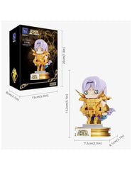 Aries mini set construccion 13 cm saint seiya