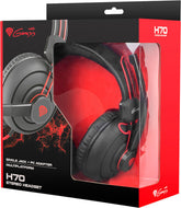 Auriculares Genesis Gaming Headset Single Jack + Pc Adapter H70 (consolas/movil/pc/mac)